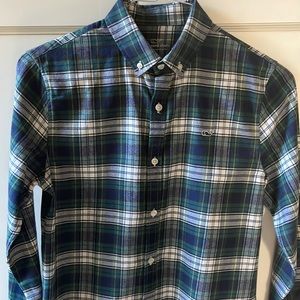 Boys Flannel Vineyard Vines button down